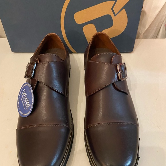 Prope’t brown leather or tho lite men’s dress shoes various sizes NIB - Picture 2 of 8